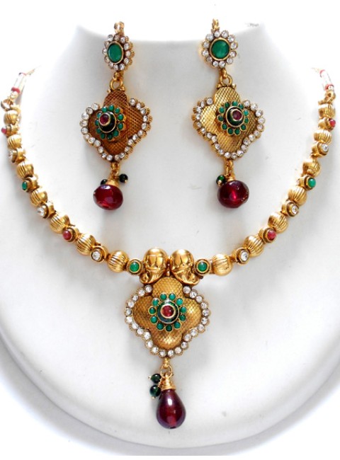 Polki Necklace Set